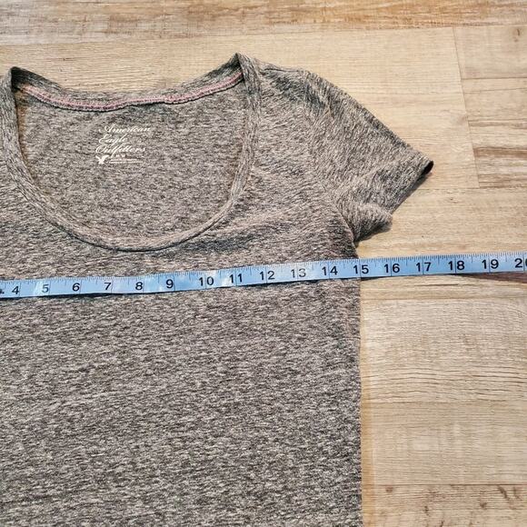 American eagle outfitters medium women's gray tee - Picture 7 of 8